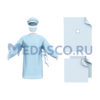 стерильное белье шапочка халат маска простыня + простыня с отверстием