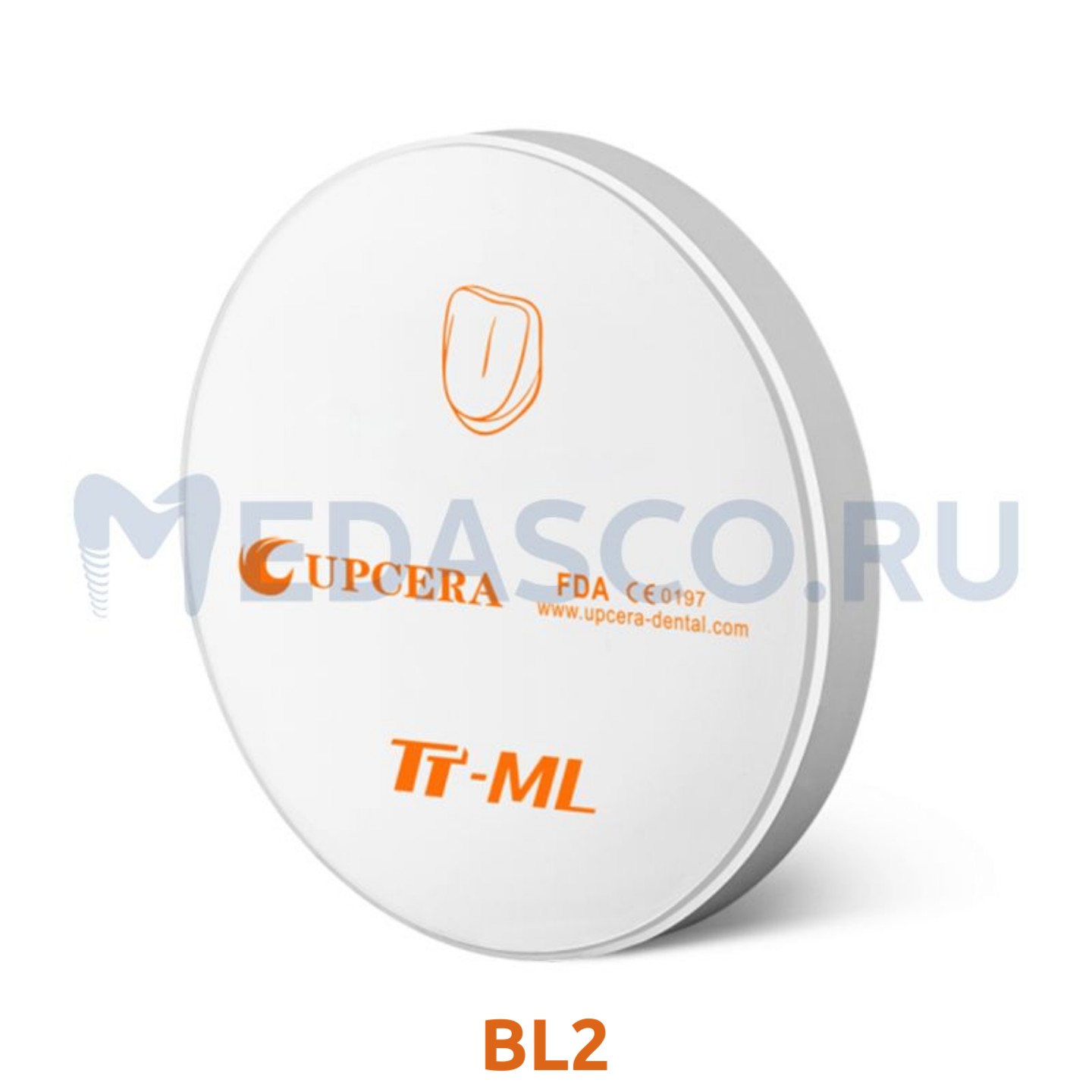 Диск ZrO2 ⌀98mm Multi-layer Top Translucent — BL2
